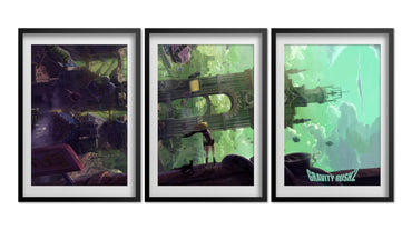 Gravity Rush 2 Game Poster - Set of 3