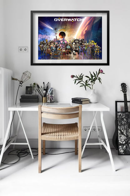 Overwatch Poster - All Heroes Collage Art