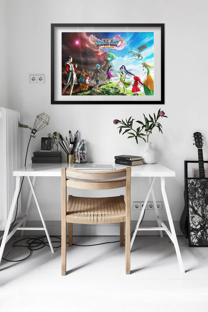 Dragon Quest XI Poster — Official Art Print | Square Enix JRPG Wall Art