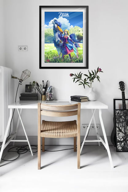 The Legend of Zelda: Breath of the Wild Poster - Princess Zelda Exclusive Art