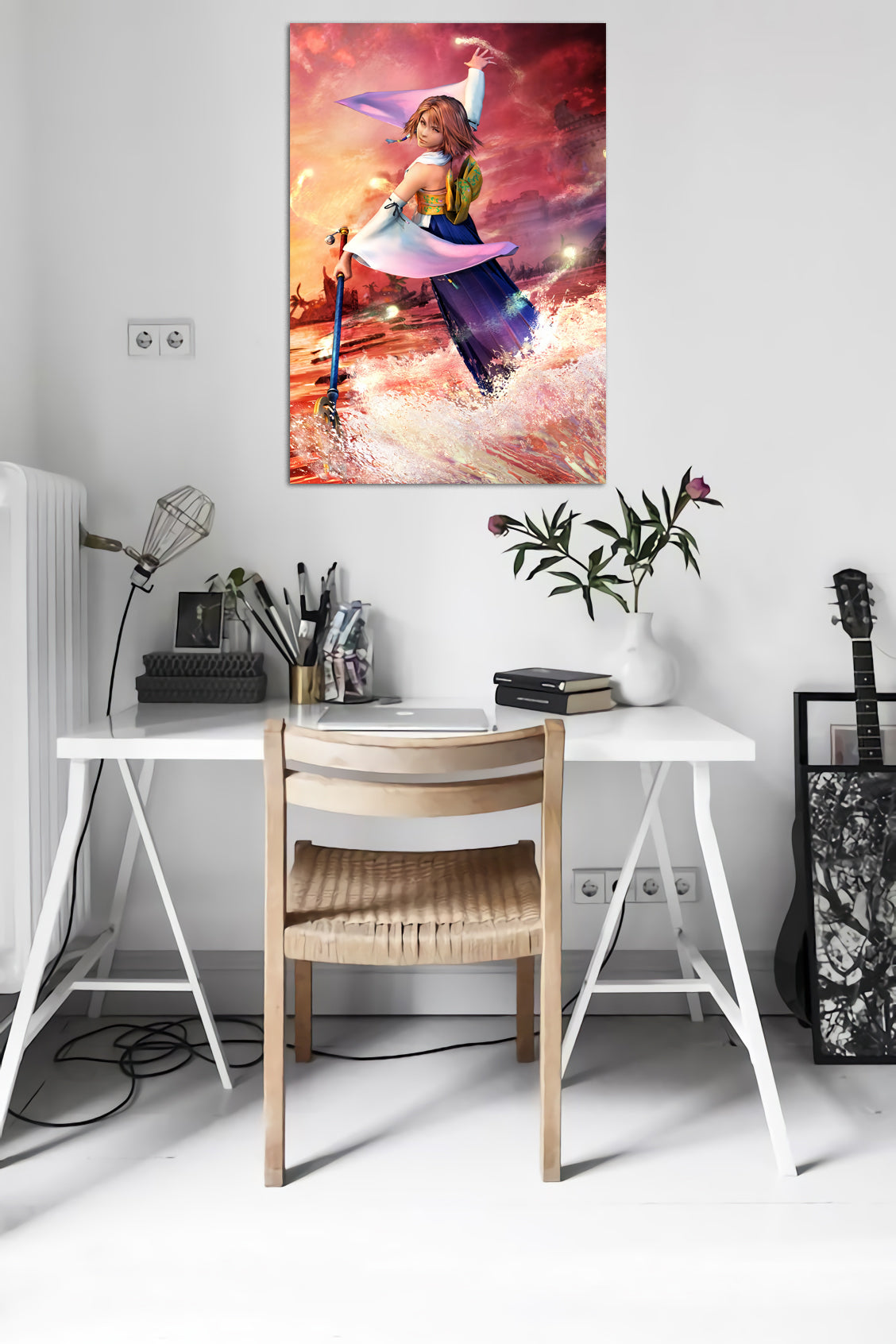 Final Fantasy X Poster — Yuna Sending Key Art Print | FFX Square Enix Wall Art