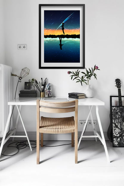 Kimi no Na Wa (Your Name) Poster - "2 Worlds" Artwork
