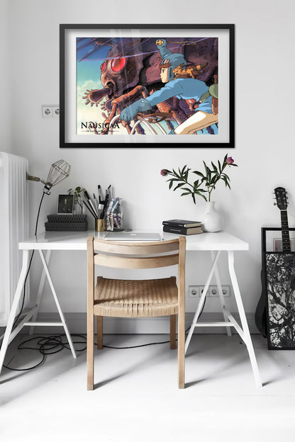 Nausicaä of the Valley of the Wind Poster - Studio Ghibli - Promotion Art 01