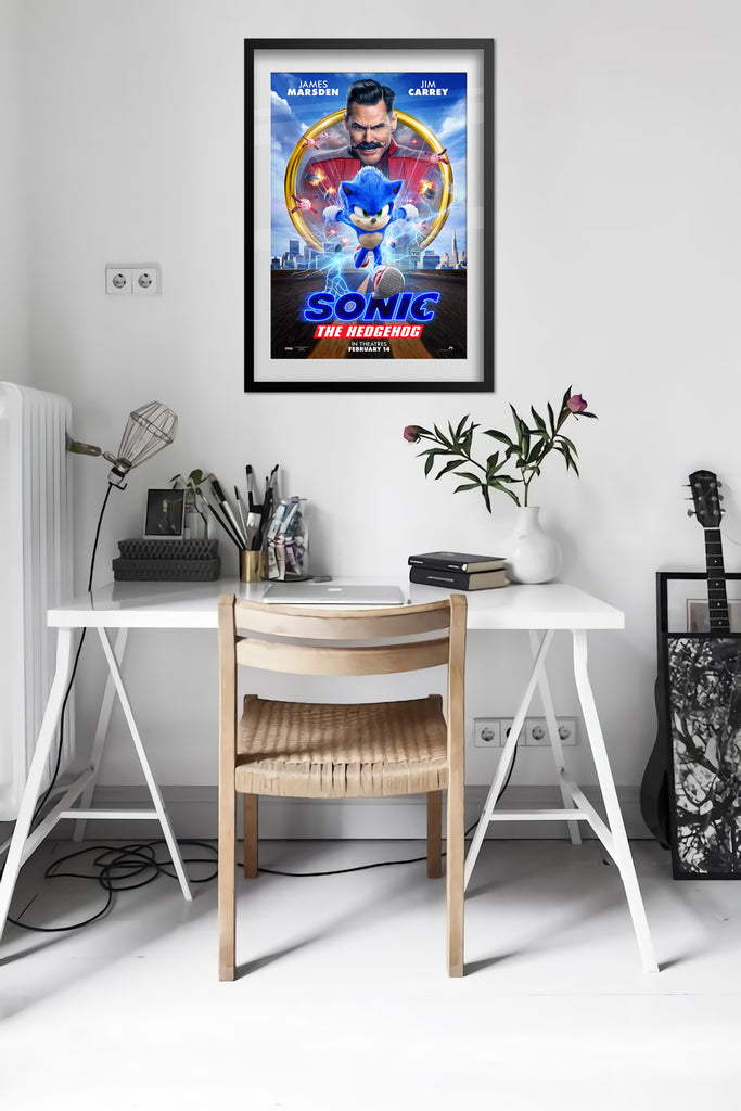 SONIC THE HEDGEHOG 11x17 Original Promo Movie Poster 2020 REGAL LE, The  Cinema Collection