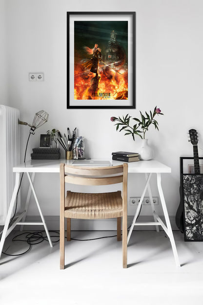 Final Fantasy VII (7) Remake Poster - Sephiroth Key Art