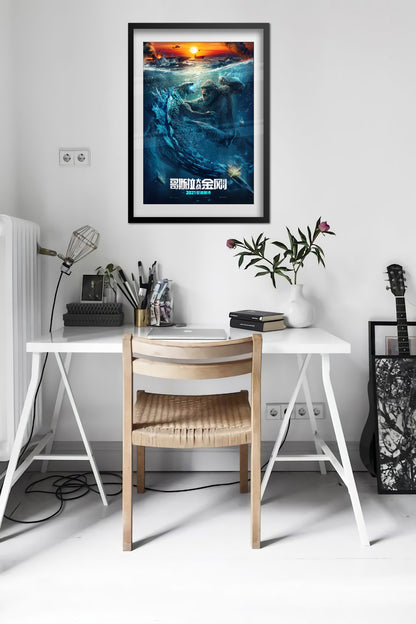 Godzilla VS Kong Movie Poster 2021 - Official Chinese Art Work - High Quality Prints