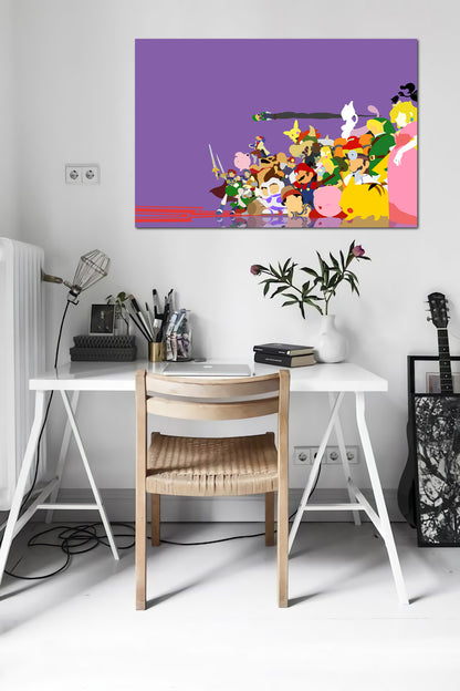 Super Smash Bros Poster - Exclusive Design
