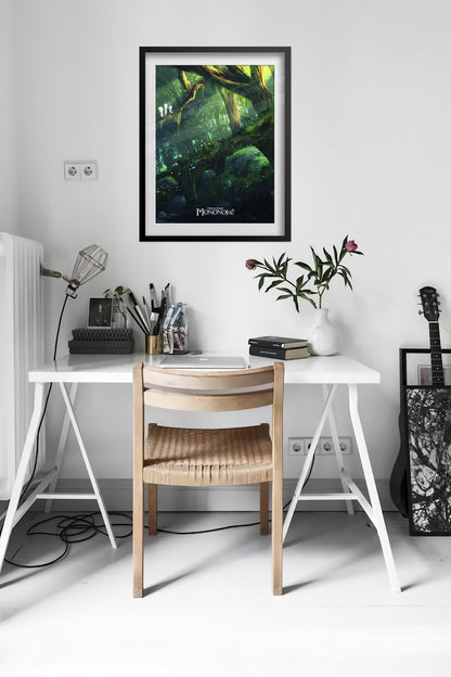 Princess Mononoke Poster - Studio Ghibli - Little Gods of the Holy Forest