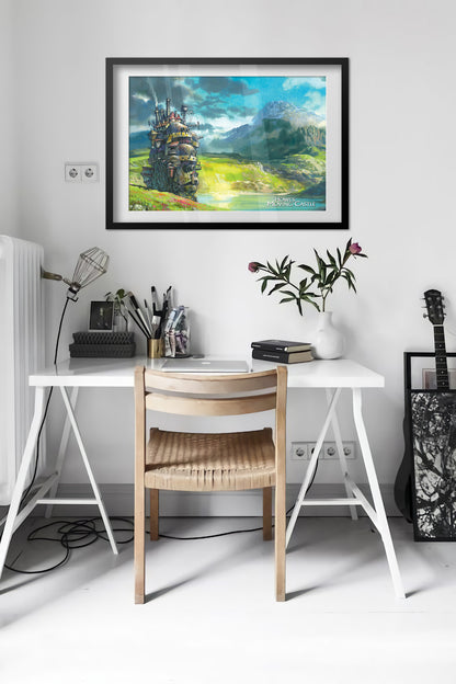 Howl's Moving Castle Poster - Promotion Art