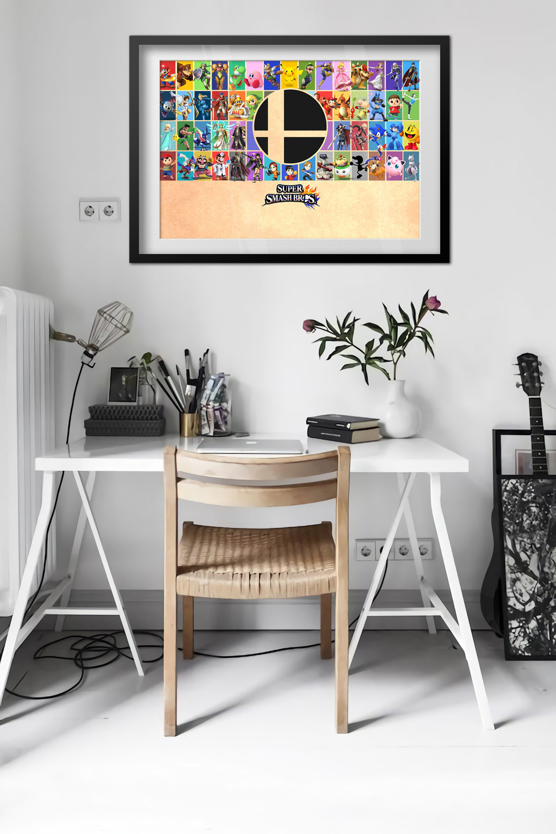 Super Smash Bros Poster - Roster Art