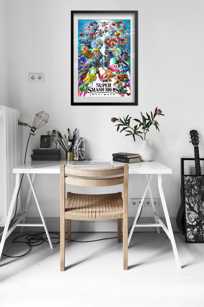 Super Smash Bros Ultimate Poster - Official Art