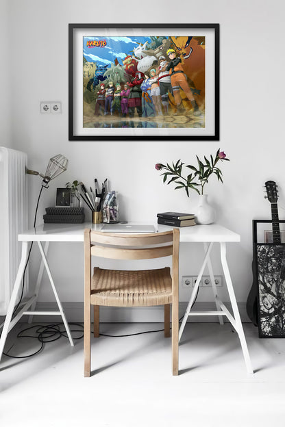 Naruto Poster - 9 Bijuu and Jinchuuriki Exclusive Art