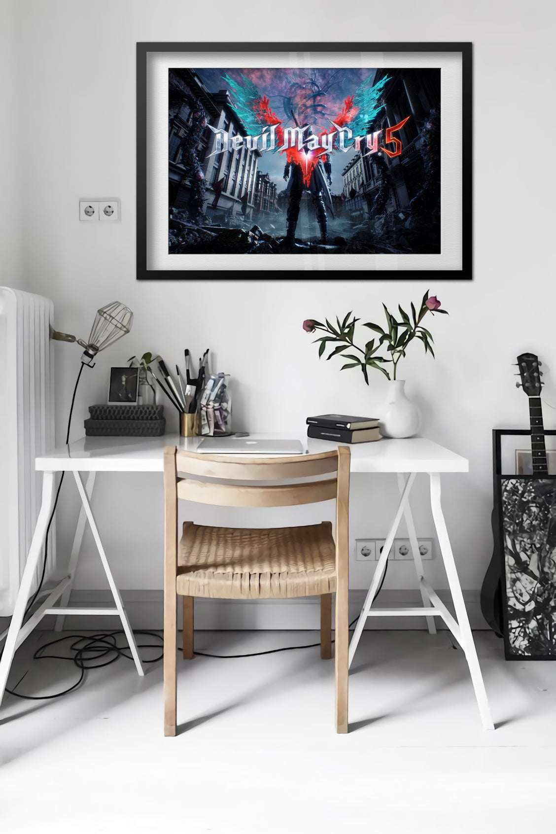 Devil May Cry 5 Poster — Nero Key Art Print | Capcom DMC Wall Art