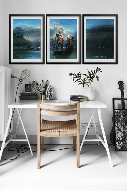 God of War Posters - Set of 3