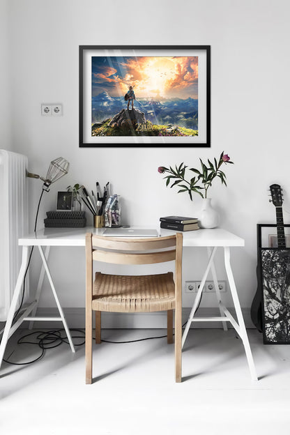 The Legend of Zelda: Breath of the Wild Poster - Official Key Art