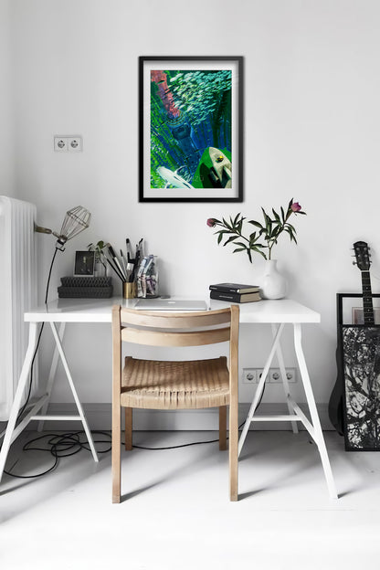 Abzu Poster — In-Game Art Print 01 | Indie Ocean Adventure Wall Art