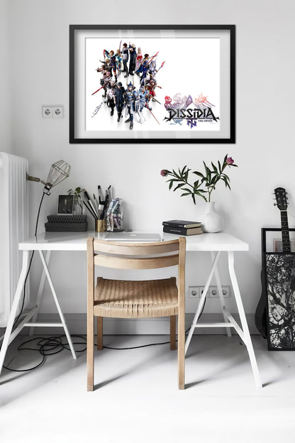 Final Fantasy Dissidia Poster - Protagonists Collage Art