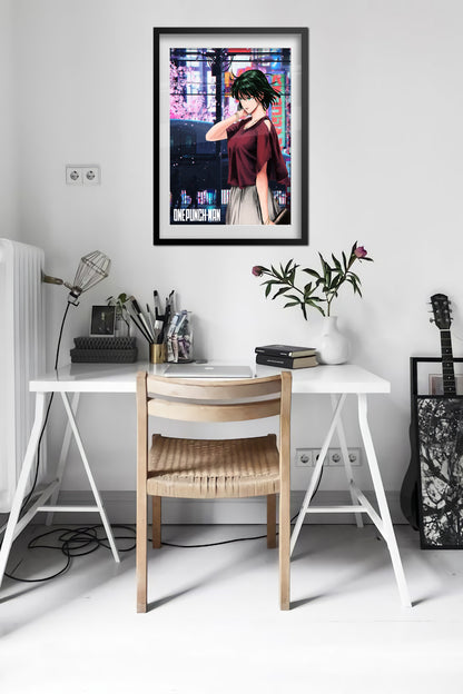 One Punch Man Anime Poster - Fubuki Art