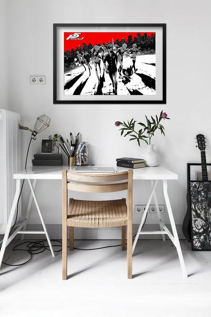 Persona 5 Poster - Steel Box Art